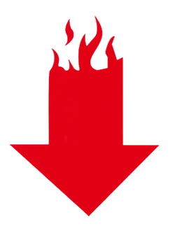 Flame Arrow - red - flame - PNG