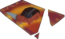 Person with Headphones - animation - High Resolution PNG