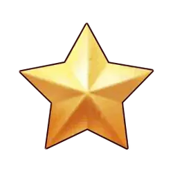 Five-pointed Star - decorative item - Transparent Background PNG