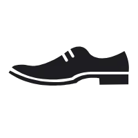 Black Leather Shoe - business - No Watermark PNG