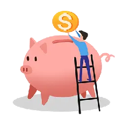 Piggy Bank - savings - Free Download PNG