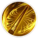 Golden Staff - magic - High Resolution PNG