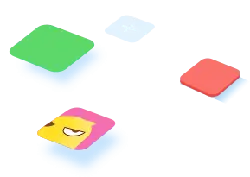 Colorful Blocks - interactive - Transparent Background PNG