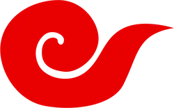 Red Spiral Pattern - symbol - Transparent Layer PNG