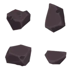 Purple Polyhedron - irregular - High Resolution PNG