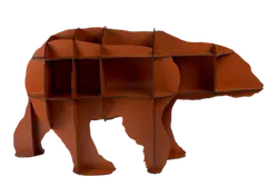 Cube Bear - geometric shape - PNG
