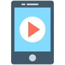 Play Button Icon - phone - icon - No Background PNG