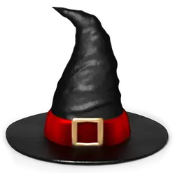 Witch's Hat - red - PNG