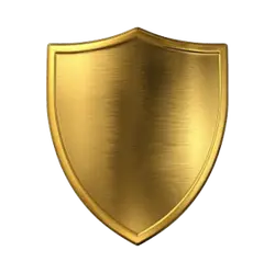 Gold Shield - shield - safety - Transparent Layer PNG