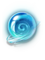 Blue Crystal Ball - vortex - Lossless PNG