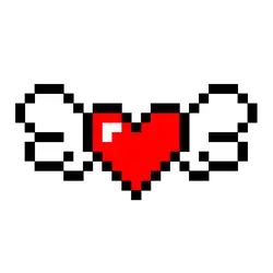 Pixel Heart - Free for Commercial Use PNG