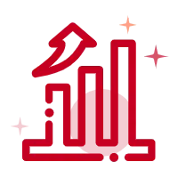 Red Bar Chart - analysis - Free PNG