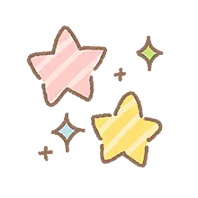 Colored Stars - colorful - Transparent Background PNG