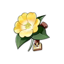Yellow Flower and Lock - lock - No Watermark PNG