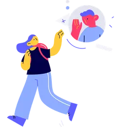 Man in Magnifying Glass - magnifying glass - Transparent Layer PNG