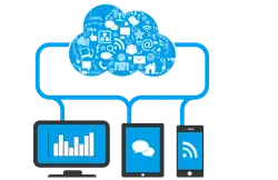 Cloud Service - mobile device - data storage - Transparent Layer PNG