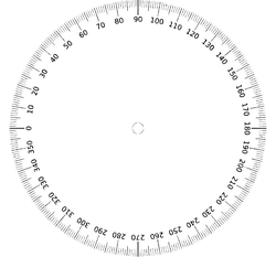 Protractor - mathematics - Lossless PNG