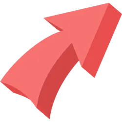 Red Arrow - logo - Curated PNG