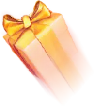 Gift Box - celebration - gold - No Background PNG