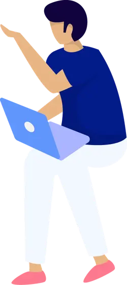 Sitting Man - person - No Background PNG