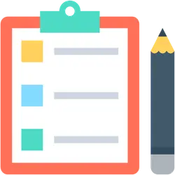 Clipboard and Pencil - task - Transparent Background PNG