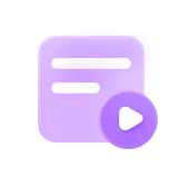Play Button - purple - media - High Resolution PNG