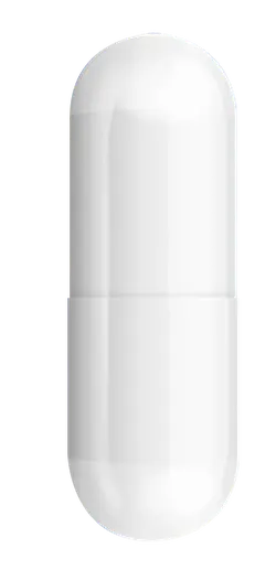 Pill - white - smooth - Free PNG