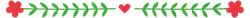 Flower and Heart with Leaf Chain - leaf - Free PNG
