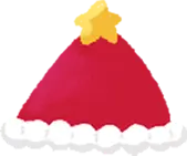 Santa Hat - yellow - No Background PNG