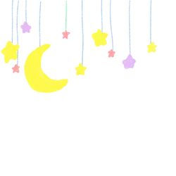 Moon and Stars - Highly Rated PNG