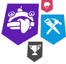 Purple Shield with Cartoon Character - shield - PNG