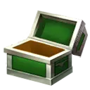 Treasure Chest - chest - green - Lossless PNG