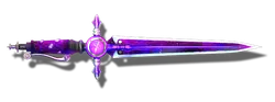 Purple Gem Sword - gemstone - Transparent Background PNG