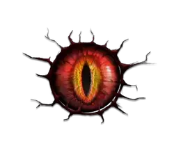 Dragon Eye - red - High Resolution PNG