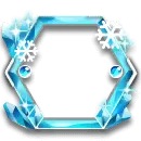 Ice Crystal Hexagon - hexagon - No Background PNG