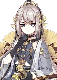 White Hair Girl - decoration - PNG