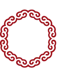 Cloud Pattern - red - chinese style - Free Download PNG