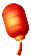 Lantern - No Background PNG - red