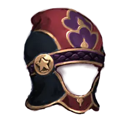 Purple Gold Helmet - decorative - High Resolution PNG