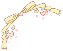 Ribbon and Heart Decoration - ribbon - Free PNG