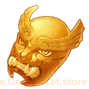 Golden Lion Head Mask - lion - Lossless PNG