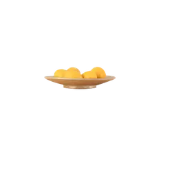 Oranges on a Wooden Plate - food - No Background PNG