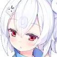 White Hair Girl - red eyes - white hair - No Watermark PNG