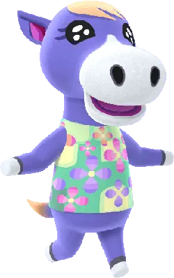 Purple Donkey - game character - Free PNG