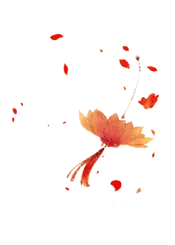 Red Petal Butterfly - red - Free Download PNG