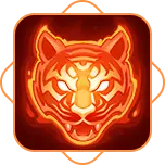 Fire Tiger Icon - logo - No Background PNG