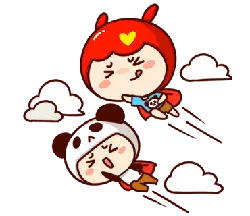 Red Hat and Panda Hat Kids - kids - Lossless PNG