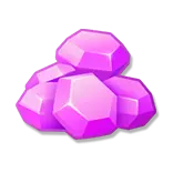 Purple Crystal Ore - Transparent Layer PNG