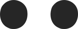 Two Gray Circles - simple - PNG