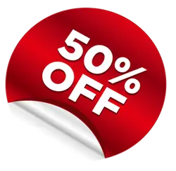 50% OFF - price reduction - Free Download PNG